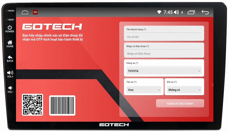 man hinh gotech new store detailing